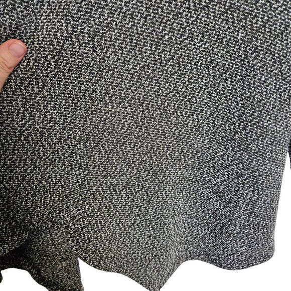 Carol Rose Petite Cozy‎ Black & White Open-Front Cardigan With Dolman Sleeves XL - Picture 7 of 11